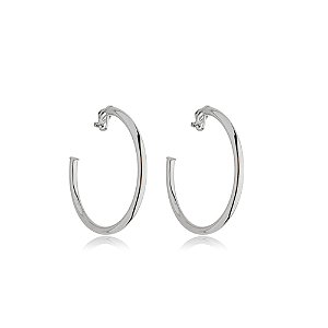 Brinco pressão argola g ródio semijoia 6221805