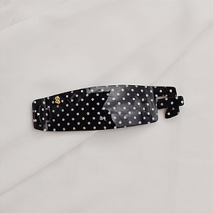 Presilha palito Bianca preto poá branco 80 019