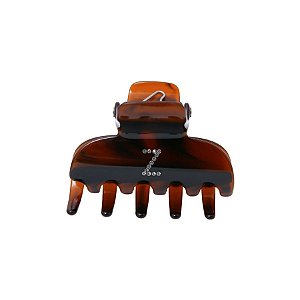 Piranha de cabelo Bianca acrílico marrom letra Z 05 003