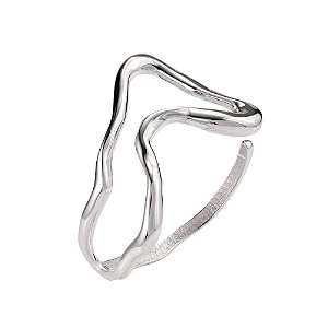 Bracelete Bah Porto vazado prata semijoia