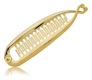 Presilha Banana Metal Dourado