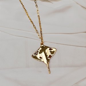 Colar Rosana Bernardes arraia ouro semijoia