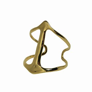 Bracelete Rosana Bernardes arraia vazada ouro semijoia