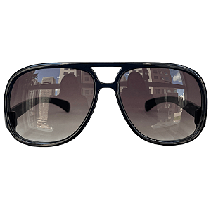 Óculos de sol Collab Patbo X AC Brazil Aviador Preto Lente Degradê