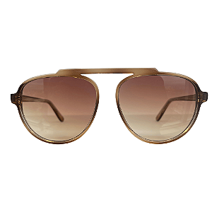 Óculos de sol AC Brazil Aviador Médio Sky Smoke Lente Degradê