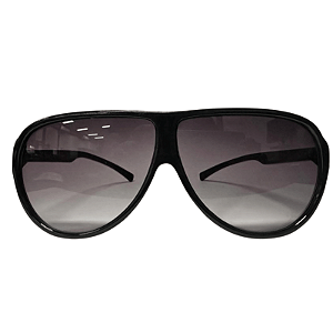 Óculos de sol AC Brazil Masck Preto Lente Degradê