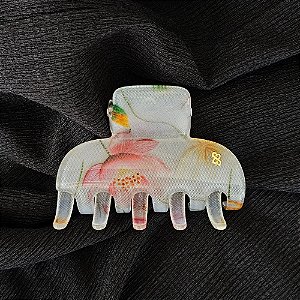 Piranha de cabelo Bianca acrílico floral 05 003 C