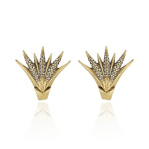 Brinco Claudia Arbex star harley ouro vintage