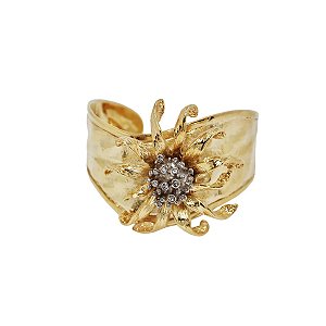 Bracelete Rosana Bernardes dália ouro semijoia