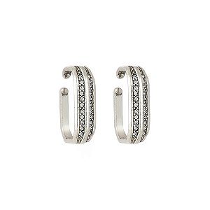 Brinco ear cuff Hector Albertazzi art déco prata boho