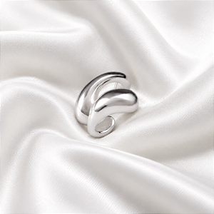 Piercing de encaixe Bah Porto gotas blend prata semijoia