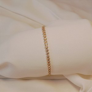 Pulseira gravatinha riviera ouro semijoia 5364205