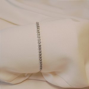 Pulseira gravatinha riviera ródio semijoia 5364205