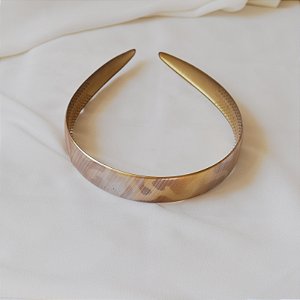 Tiara francesa Finestra acetato dourado marmorizado N106 ND