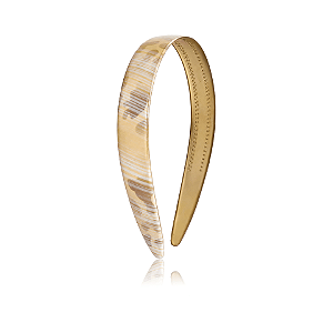 Tiara francesa Finestra acetato dourado marmorizado N106 ND