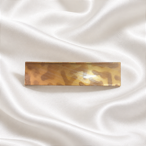 Presilha retangular francesa Finestra dourado marmorizado F2821ND