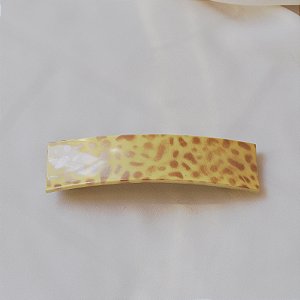 Presilha retangular francesa Finestra animal print dourado F2821CO