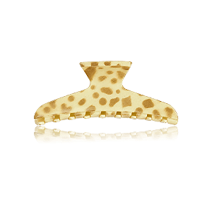 Piranha de cabelo francesa Finestra animal print dourado F22941CO