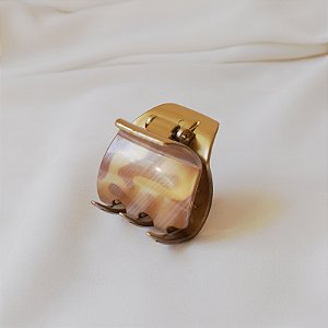 Piranha de cabelo francesa Finestra dourado mesclado N737ND