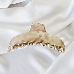 Piranha de cabelo francesa Finestra dourado mesclado g N428ND