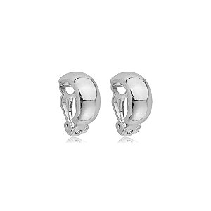 Brinco pressão meia argola ródio semijoia 26k06031