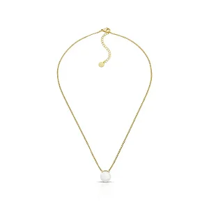 Colar com Pérola Aço Inoxidável Dourado