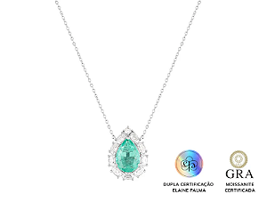 Colar Gota Princesa Fusion Glam