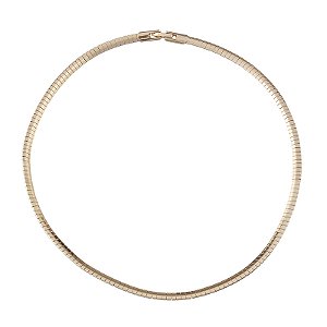 Colar snake ouro semijoia
