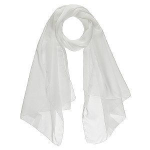 Lenço echarpe branco LEN-051