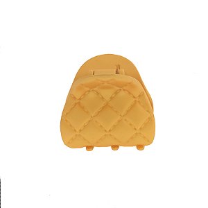 Piranha de cabelo francesa Finestra amarelo fosco matelassê N750YE