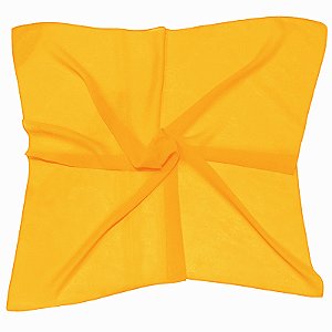 Lenço Quadrado liso amarelo vivo LEN-035