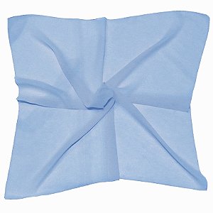 Lenço Quadrado liso azul celeste LEN-035