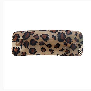 Presilha retangular acrílico Bianca animal print 00 019