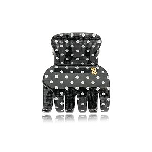 Piranha de cabelo Bianca Poá  Branco 05 002