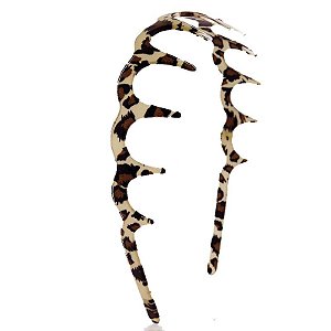 Tiara acrílico Bianca animal print 20 146