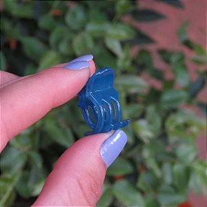 Piranha de cabelo francesa Finestra azul mini N281gb