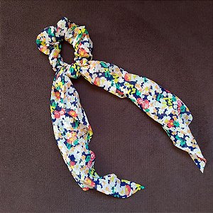 Elástico para cabelo scrunchie floral 560299