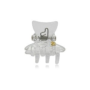 Piranha de cabelo Bianca acrílico transparente 05 152