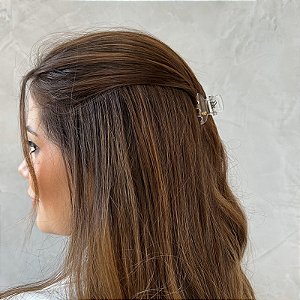 Piranha de cabelo Bianca acrilíco transparente 05 079