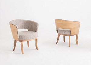 Poltrona Borgonha Lâmina Natural