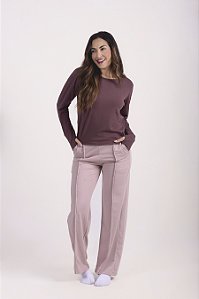 Pijama Feminino Adulto Blusa Dedinho