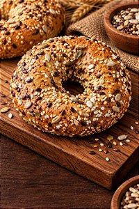 Bagel Multigrãos ( 4 unid)