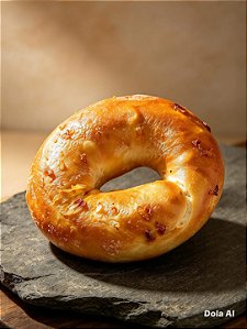 Bagel com Cebola Desidratada(4 unid)