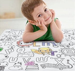 FISHER PRICE TAPETE PARA COLORIR COM GIZ - FUN DIVIRTA-SE