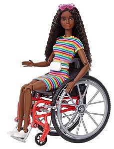 BARBIE CADEIRA DE RODAS NEGRA