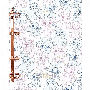 CADERNO ARGOLADO SEM LOMBO STITCH