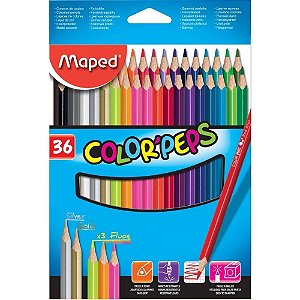 LÁPIS DE COR MAPED 36 CORES