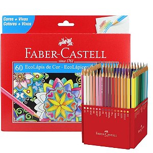 ECOLAPIS DE COR 60 CORES -  FABER CASTELL