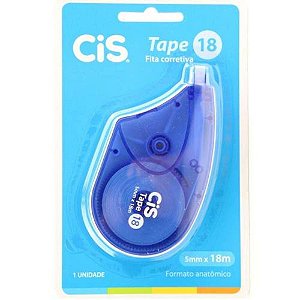 FITA CORRETIVA TAPE 5MMX18M - CIS