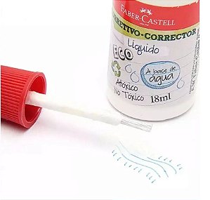 CORRETIVO LIQUIDO 18ML À BASE DE ÁGUA - FABER CASTELL